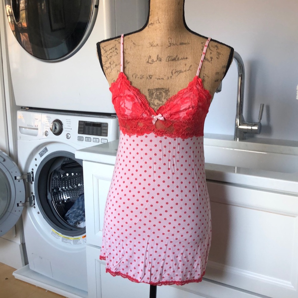 Sexy & sweet orange and pink nightie